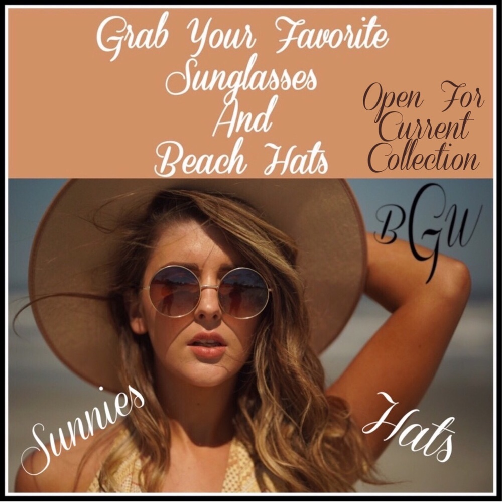 Great Selection of Sunglasses and Beach Hats